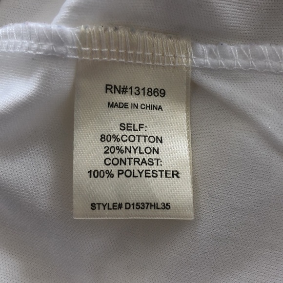 Inspired Hearts Off White Lace Overlay T Shirt Dress Sz L - Picture 8 of 8